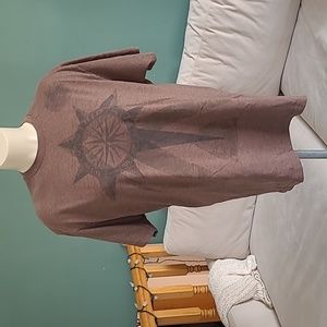 Men's Large Compass Adventure graphic t-shirt